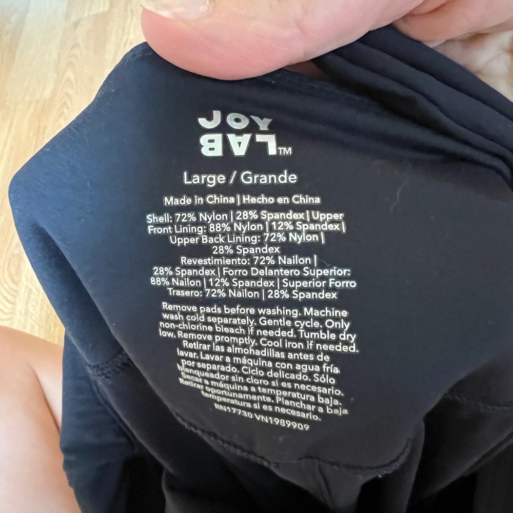 JoyLab Black Cross-Back Jumpsuit - Picture 4 of 10